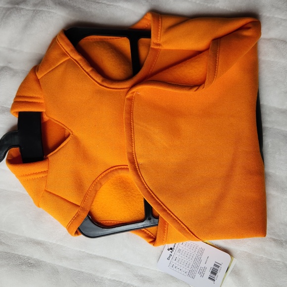 BARK Halloween, Pumpkin sweater Sz L, Bat Toys, Dog Squeaky and Fetch Toys - Picture 3 of 5